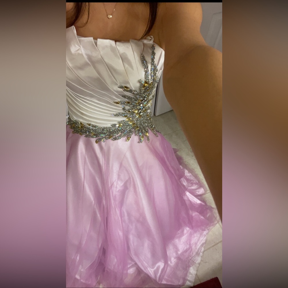 Mac Duggal Strapless Prom Dress